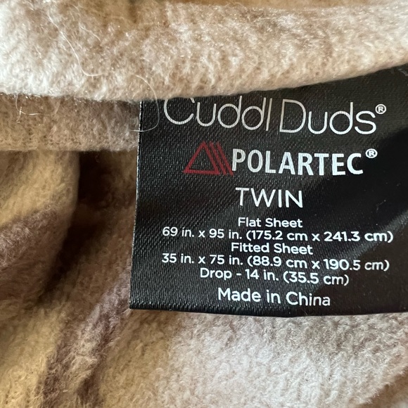 Cuddl Duds Micro fleece twin sheet set - Picture 2 of 3